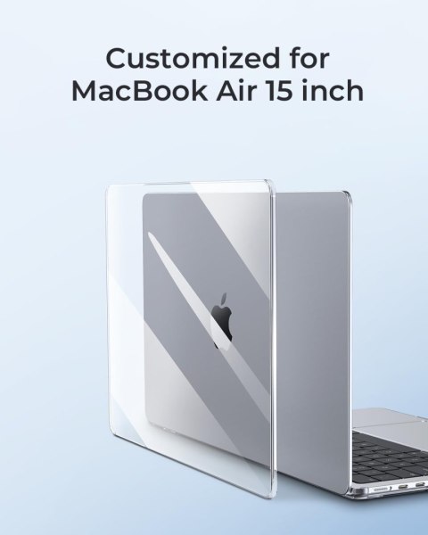 ETUI CASE MACBOOK AIR 15" M2 2023 PRZEZROCZYSTE NAKŁADKA NA KLAWIATURĘ