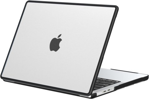 ETUI MACBOOK PRO 16" 2024 PRZEZEROCZYSTE CZARNA RAMKA WYTRZYMAŁE