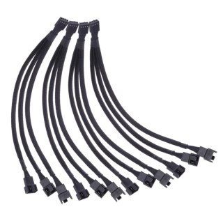 4x KABEL ROZDZIELACZ ROZGAŁĘZIACZ WENTYLATORA PWM 4 PIN 3 PIN PRZEDŁUŻACZ