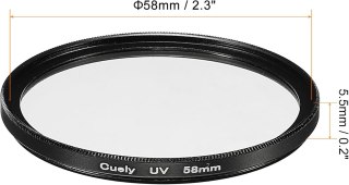 FILTR OBIEKTYWU DO APARATU FOTOGRAFIA UV SLIM WĄSKA RAMKA 58MM