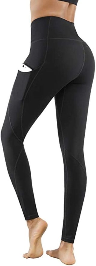 2-PAK LEGGINSY SPORTOWE CZARNE ZESTAW JOGA XL