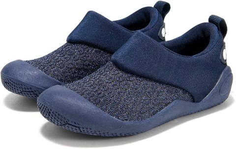 BUTY DZIECIĘCE ODDYCHAJĄCE UNISEX GRANATOWE WSUWANE ANTYPOŚLIZGOWE R. 26