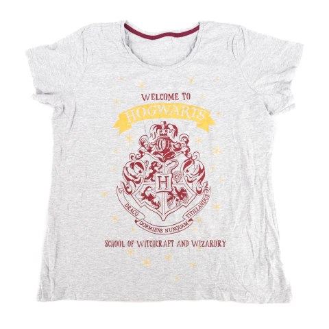 KOSZULKA DAMSKA HARRY POTTER SZARA T-SHIRT KRÓTKI RĘKAW PRINT XL KOSZULKA DAMSKA HARRY POTTER SZARA T-SHIRT KRÓTKI RĘKAW PRINT XL