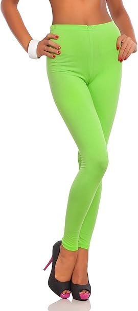 LEGGINSY DAMSKIE ZIELONE NEON 44