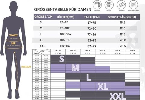 DAMSKIE SPODENKI ROWEROWE CZARNE R. XXL