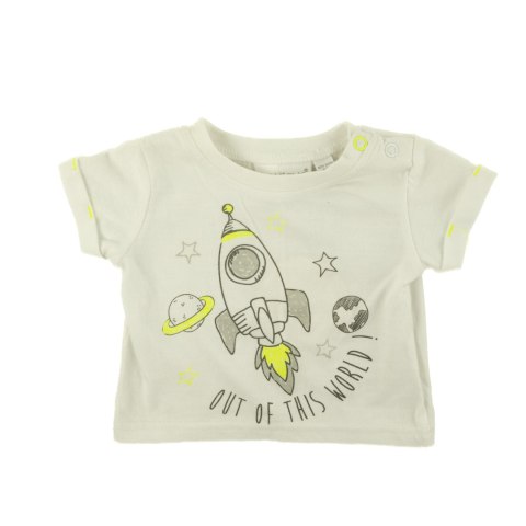 T-SHIRT NIEMOWLĘCY BIAŁY BABYTOWN NEW BORN 0MSC 56