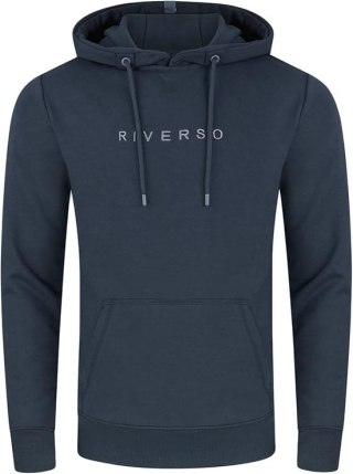 BLUZA MĘSKA Z KAPTUREM GRANATOWA RIVERSO R. 2XL