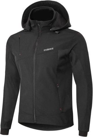 KURTKA MĘSKA SOFTSHELL CZARNA INBIKE R. L