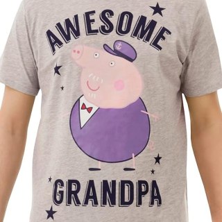 PIŻAMA MĘSKA PEPPA PIG SZARA R.XL