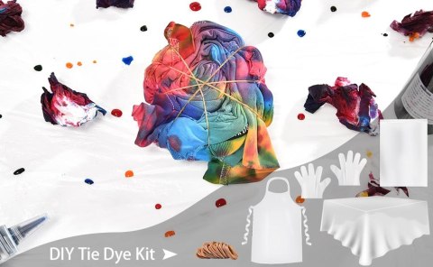 TIE-DYE ZESTAW OCHRONNY DO FARBOWANIA TKANIN 245e