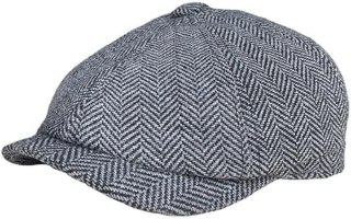 BERET MĘSKI Z DASZKIEM PŁASKIM W JODEŁKĘ R. L/XL ZYLOO