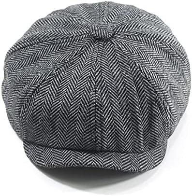 BERET MĘSKI Z DASZKIEM PŁASKIM W JODEŁKĘ R. L/XL ZYLOO