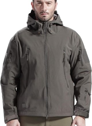 KURTKA MĘSKA SOFTSHELL SZARA FREE SOLDIER R. L