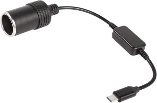 ADAPTER USB C NA 12V GNIAZDO ZAPALNICZKI SAMOCHODOWEJ 30cm