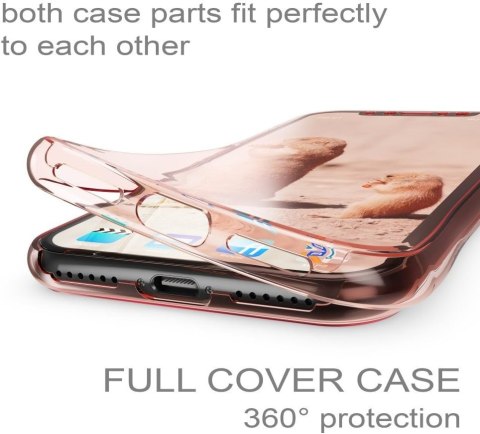 ETUI APPLE IPHONE X / XS PRZEZROCZYSTE BEZBARWNE OBUSTRONNE BUMPER