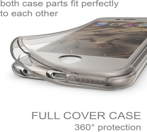 ETUI APPLE IPHONE SE 2022/ 2020 PRZEZROCZYSTE BEZBARWNE OBUSTRONNE BUMPER