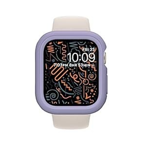 ETUI CASE OCHRONNY NA APPLE WATCH SERII 7 45MM FIOLETOWY RAMKA