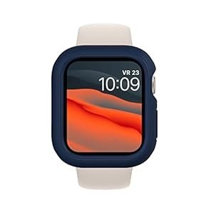 ETUI CASE OCHRONNY NA APPLE WATCH SERII 7 45MM GRANATOWE RAMKA