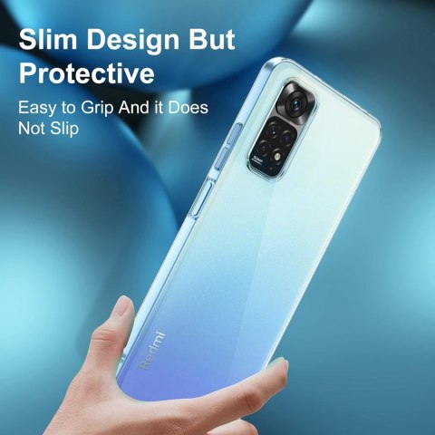 ETUI DO REDMI NOTE 11 PRO/ 11 PRO+ PRZEZROCZYSTE 2X SZKŁO HARTOWANE OCHRONA