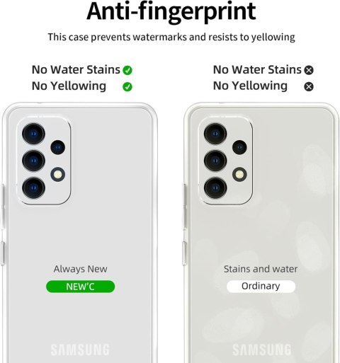 ETUI DO SAMSUNG GALAXY A52 PRZEZROCZYSTE 2X SZKŁO HARTOWANE OCHRONNE CASE