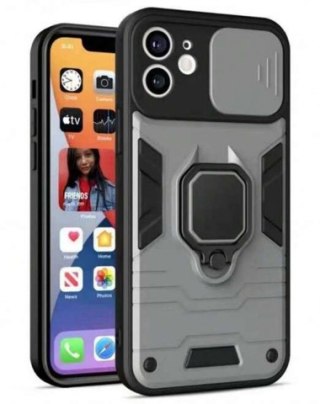 ETUI OCHRONNE APPLE IPHONE 11 SZARE OCHRONA APARATU PIERŚCIEŃ WYTRZYMAŁE