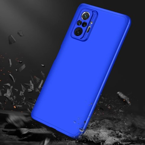 ETUI OCHRONNE XIAOMI REDMI NOTE 10PRO NIEBIESKIE GRANTOWE PLASTIKOWE PLECKI