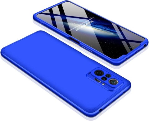 ETUI OCHRONNE XIAOMI REDMI NOTE 10PRO NIEBIESKIE GRANTOWE PLASTIKOWE PLECKI