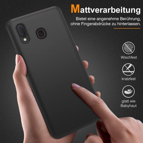ETUI OCHRONNE SAMSUNG GALAXY A20E CZARNE SILIKONOWE MATOWE SM-A202F ETUI OCHRONNE SAMSUNG GALAXY A20E CZARNE SILIKONOWE MATOWE SM-A202F