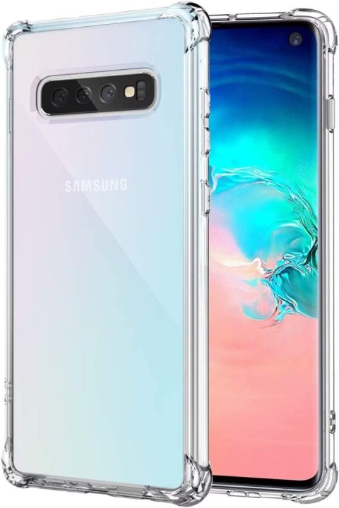 ETUI OCHRONNE SAMSUNG GALAXY S10 PLUS PRZEZROCZYSTE BEZBARWNE WYTRZYMAŁE