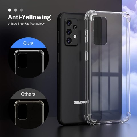 ETUI SAMSUNG GALAXY A33 5G PRZEZROCZYSTE 2X SZKŁO HARTOWANE OCHRONA APARATU