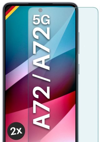 ETUI SAMSUNG GALAXY A72 5G PRZEZROCZYSTE 2X SZKŁO HARTOWANE OCHRONA APARATU