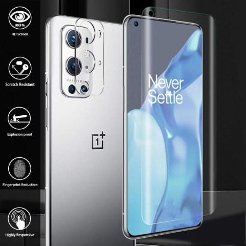 3X FOLIA OCHRONNA ONEPLUS 9PRO 2X SZKŁO NA APARAT WYSOKA OCHRONA WYTRZYMAŁE