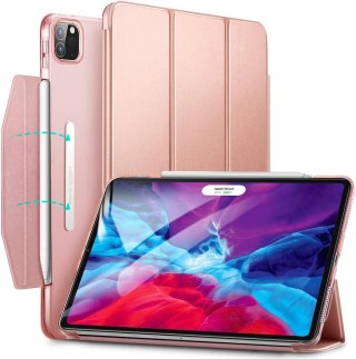 ETUI DO APPLE IPAD PRO 12.9 RÓŻOWY EKO SKÓRA ZAMYKANY 2018/2020/2021/2022