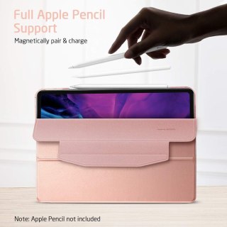 ETUI DO APPLE IPAD PRO 12.9 RÓŻOWY EKO SKÓRA ZAMYKANY 2018/2020/2021/2022