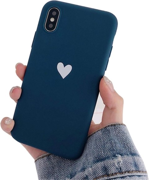 ETUI DO APPLE IPHONE XR NIEBIESKI SILIKONOWY CASE ZABEZPIECZAJĄCY