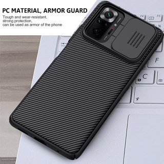 ETUI DO XIAOMI REDMI NOTE 10 PRO CZARNE SILIKONOWE OCHRONNE CASE SATYNOWY