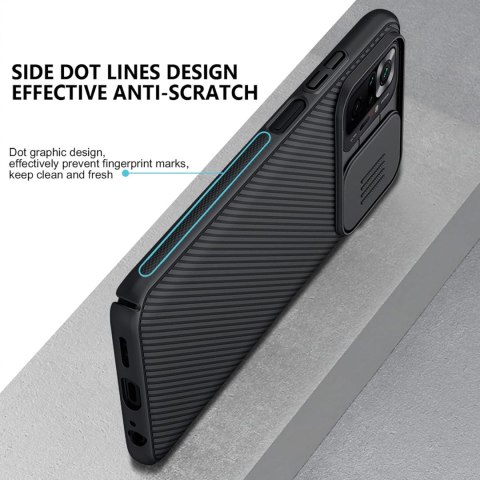 ETUI DO XIAOMI REDMI NOTE 10 PRO CZARNE SILIKONOWE OCHRONNE CASE SATYNOWY