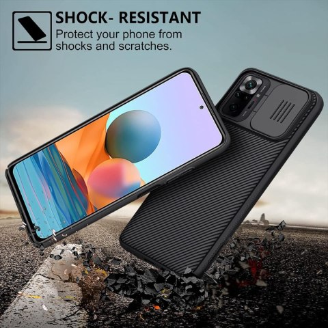 ETUI DO XIAOMI REDMI NOTE 10 PRO CZARNE SILIKONOWE OCHRONNE CASE SATYNOWY