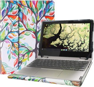 ETUI DO LAPTOPA CHROMEBOOK LENOVO C330 EKO SKÓRA KOLOROWE ZAMYKANE