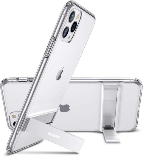 ETUI OCHRONNE APPLE IPHONE 11PRO PRZEZROCZYSTE SILIKONOWE PODSTAWKA A2160