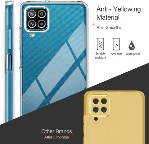 ETUI OCHRONNE SAMSUNG GALAXY A12 PRZEZROCZYSTE BEZBARWNE BUMPER SM-A125F