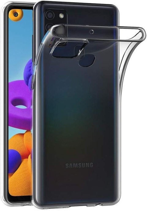 ETUI OCHRONNE SAMSUNG GALAXY A21S BEZBARWNE TRANSPARENTNE WYTRZYMAŁE SM-A217F