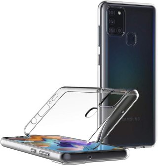 ETUI OCHRONNE SAMSUNG GALAXY A21S BEZBARWNE TRANSPARENTNE WYTRZYMAŁE SM-A217F