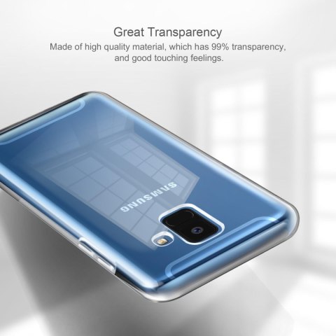 ETUI OCHRONNE SAMSUNG GALAXY A6 PRZEZROCZYSTE BEZBARWNE 1X SZKŁO CASE