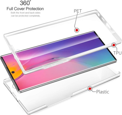 ETUI OCHRONNE SAMSUNG GALAXY NOTE 10+ BEZBARWNE PRZEZROCZYSTE BUMPER