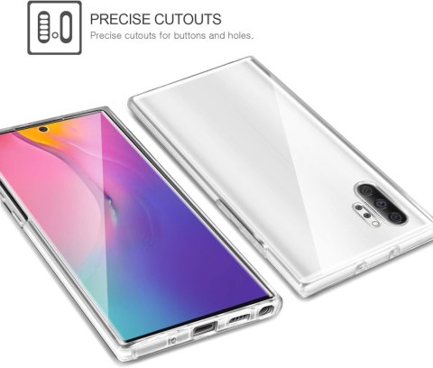 ETUI OCHRONNE SAMSUNG GALAXY NOTE 10+ BEZBARWNE PRZEZROCZYSTE BUMPER