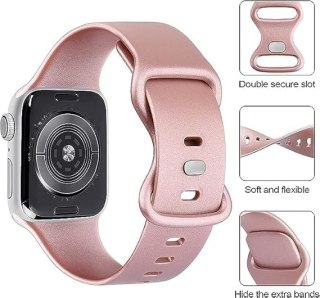 3x PASEK DO ZEGARKA APPLE WATCH 38/40/41mm SE/9/8/7/6/5/4/3/2 RÓŻNE KOLORY