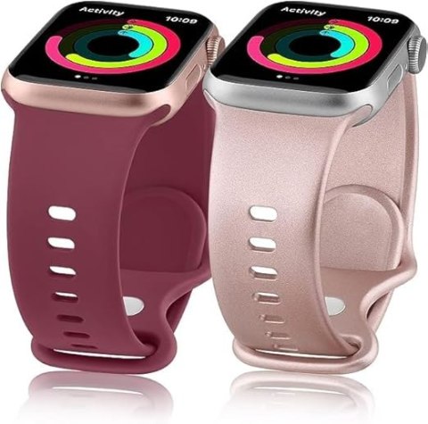 3x PASEK DO ZEGARKA APPLE WATCH 38/40/41mm SE/9/8/7/6/5/4/3/2 RÓŻNE KOLORY