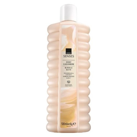 AVON PŁYN DO KĄPIELI COSY CASHMERE SENSES MAGNOLIA DRZEWO SANDAŁOWE 500ML