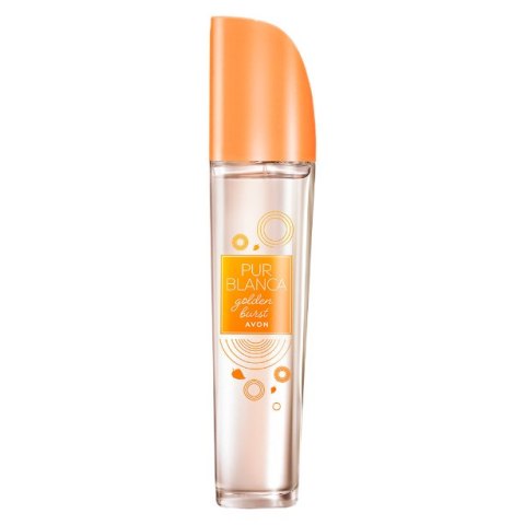 AVON WODA TOALETOWA PUR BLANCA GOLDEN BURST POMARAŃCZA LILIA PIŻMO 50ml